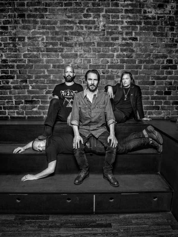 Backengrillen is Dennis Lyxzén, Mats Gustafsson, Magnus Flagge, and David Sandström. (Credit: Svart Records)