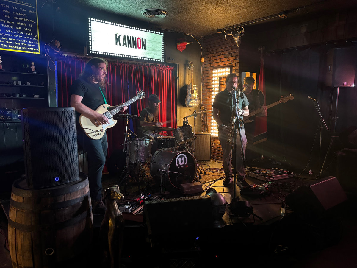 Kannon is guitarist Gabe Crouch, drummer Josh Minyard, bassist Dillon Smith and saxophonist Chris Watts.