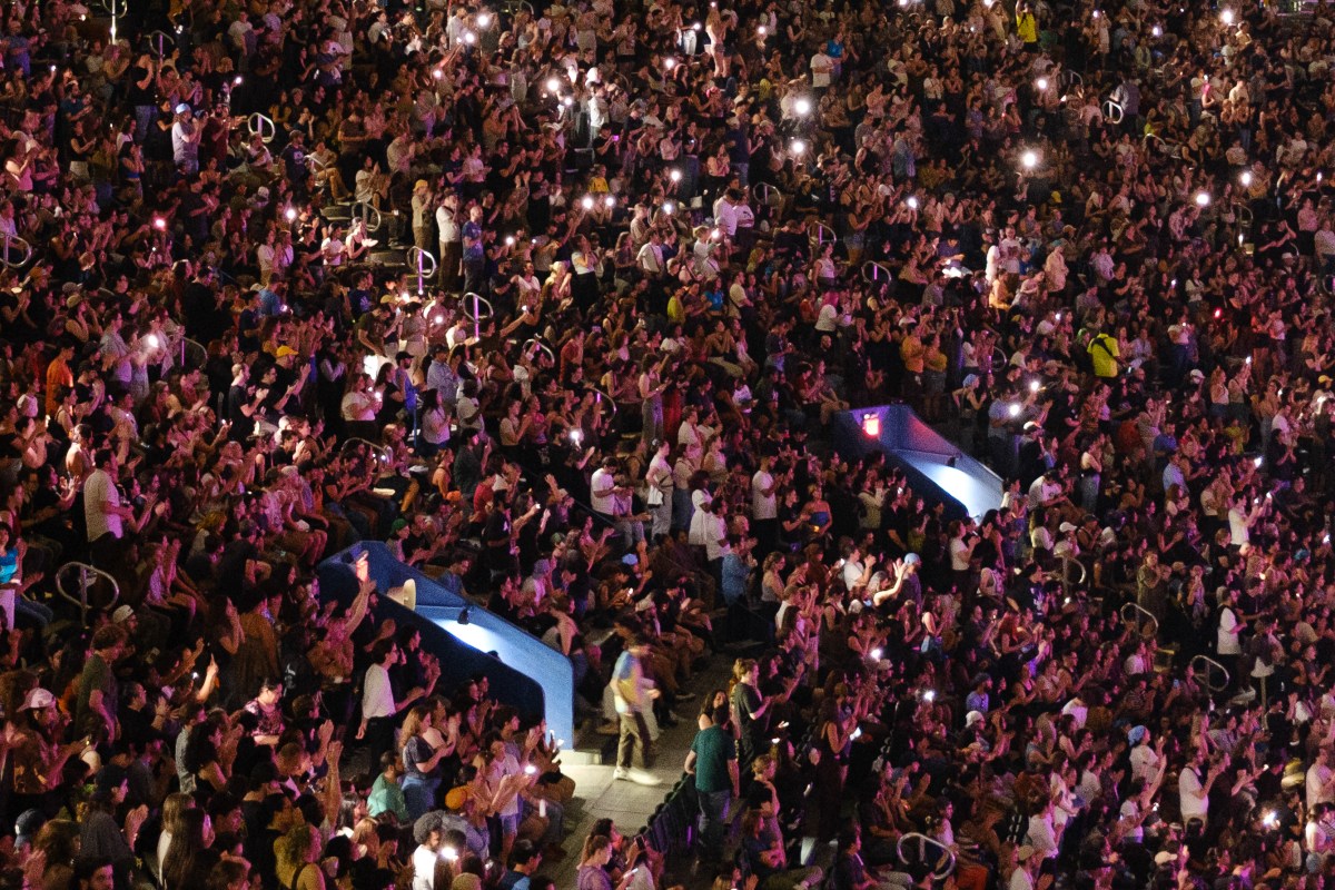 Fans fill the stands for “The Hayley Williams Show” tour at Forrest Hills Stadium in Queens, New York, Thursday, Sept. 17, 2026. (Michael Christen | @michaelmarco)